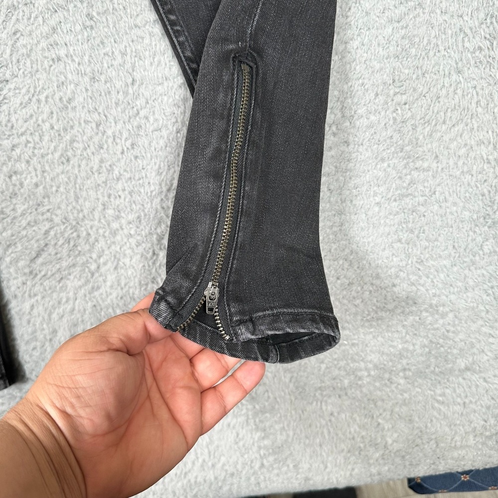 Lauren Ralph Lauren Plus-Size High-Rise Skinny Ankle Jeans Women's 20W Black - Picture 6 of 13